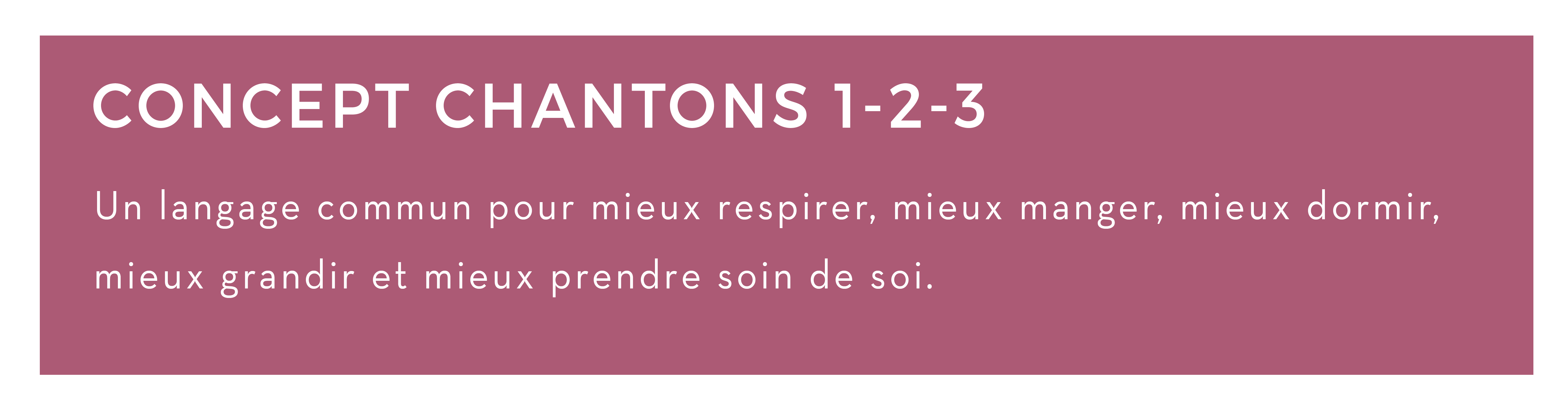 Concept Chantons 1-2-3